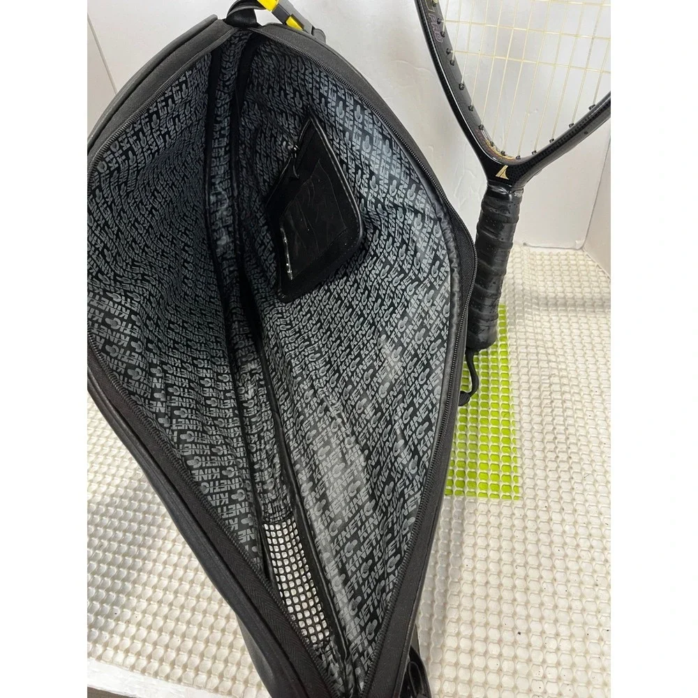 Pro Kennex Kinetic Pro Racquetball Racket with SMI 10g Cover Black Summer Tennis